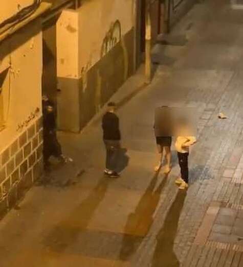 Pelea a pedradas/TA.